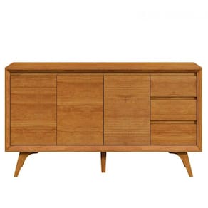 Buffet Vertex 3 Portas Pés Madeira Maciça Mavaular