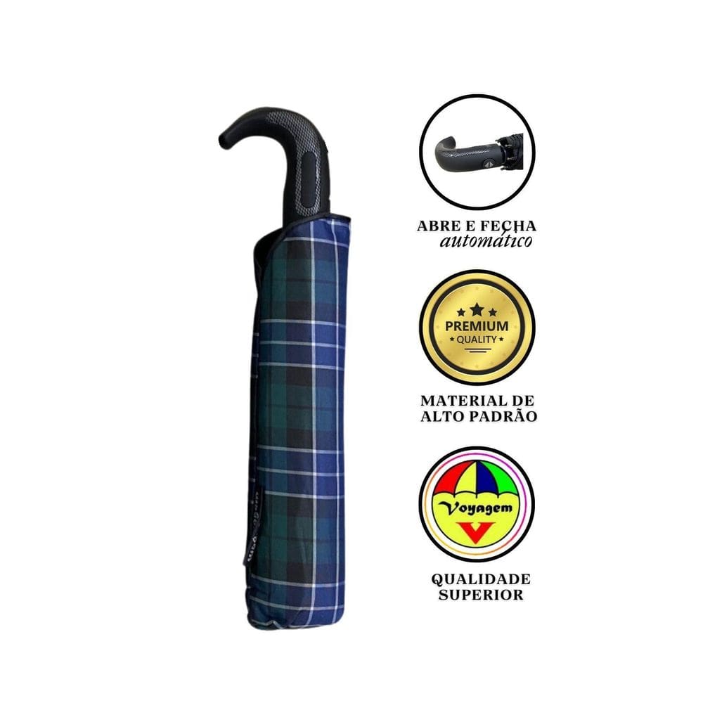 Guarda Chuva Automático Luxo  Voyagem 9027 Verde