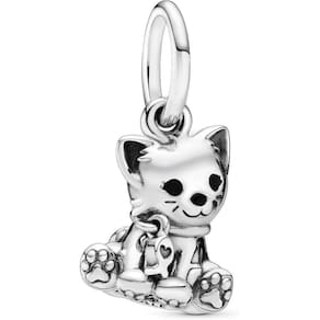 Berloque Charms Pingente Gato Sweet Cat Prata 925