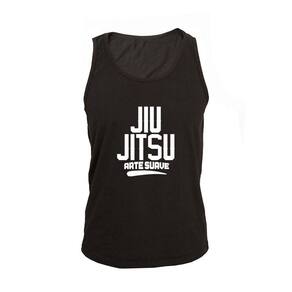 Regata Masculina Algodão Jiu Jitsu Arte Suave Estampada