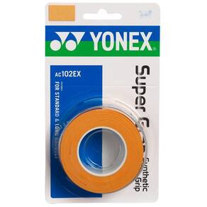 Overgrip Yonex Super Grap com 3 Unidades Laranja