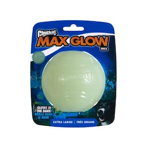 Brinquedo Luminoso Bola Chuckit Max Glow Brilha No Escuro Para Cães Extra Grande