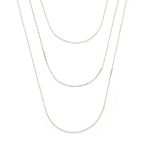 Colar De Prata 925 Feminino Veneziana 3 em 1 Gargantilha