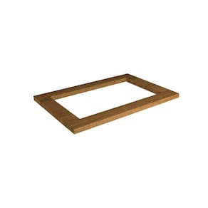 Tampo para Cooktop 5 Bocas 80cm Cozinha Milão Freijó Rocks