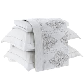 Jogo de Cama Casal Kacyumara Satinee Santore 4Pçs 300 Fios