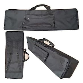 Capa Bag Para Teclado Casio Mzx300 Nylon Master Luxo Preto