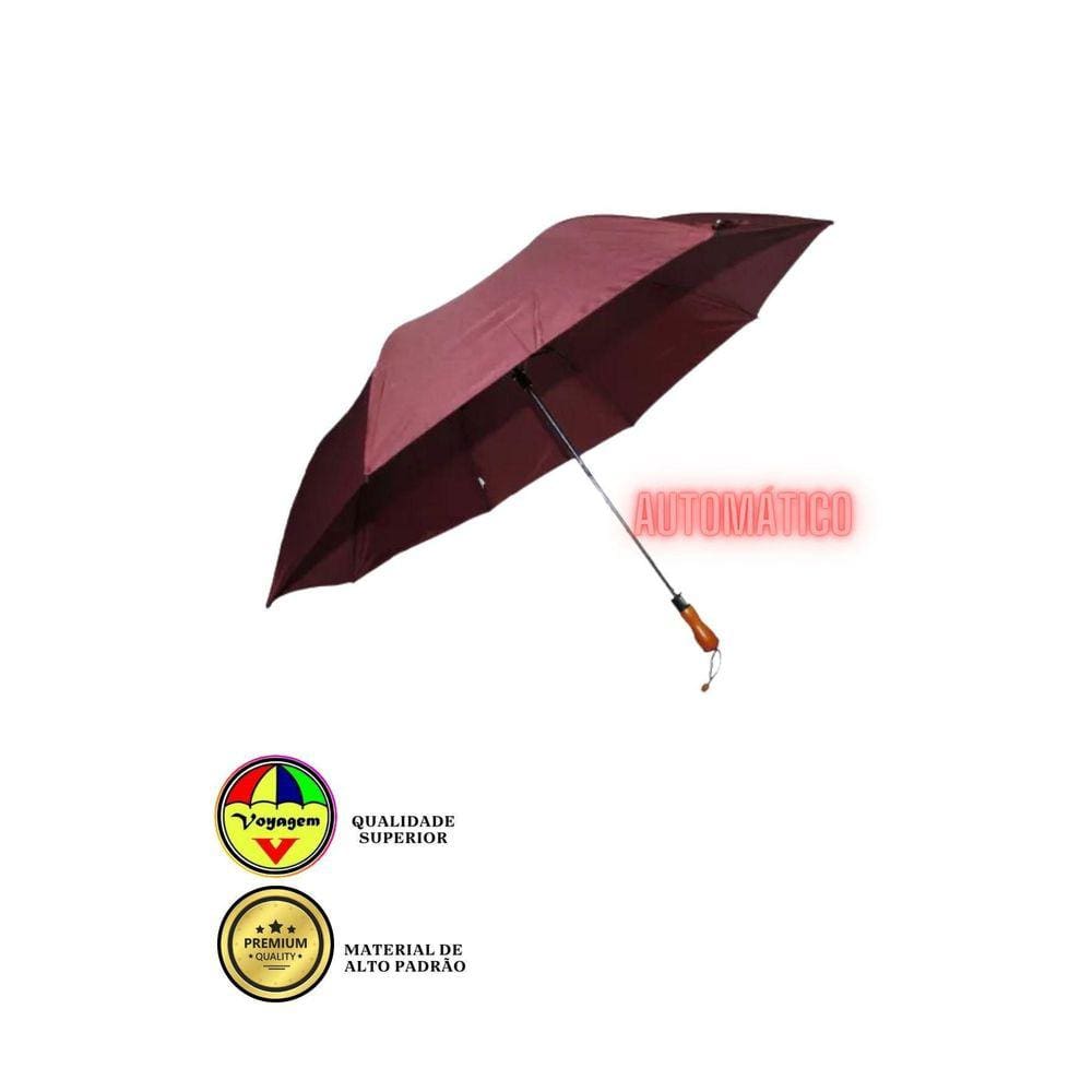 Guarda-Chuva Automático Grande Gg Voyagem 022A Vinho