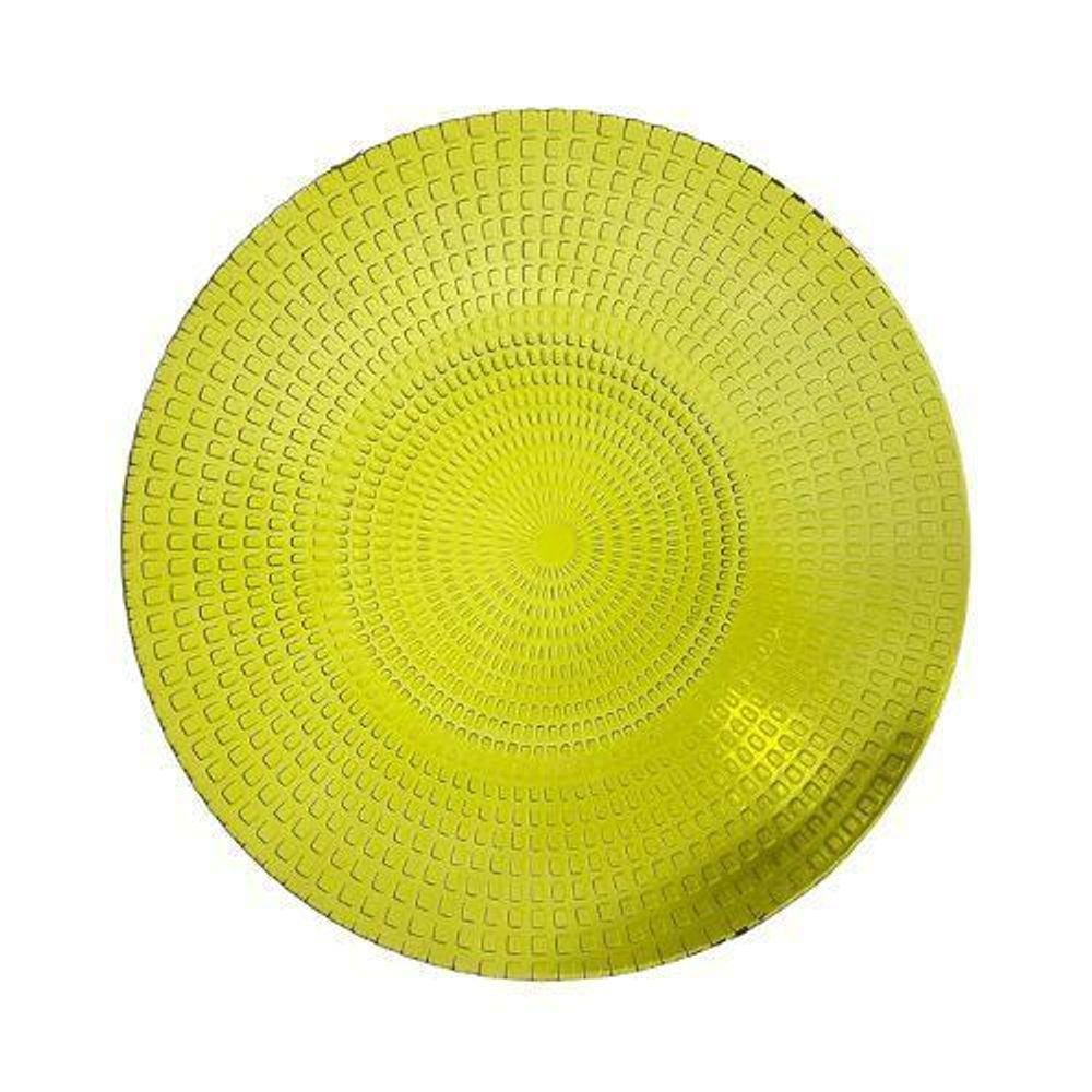 Prato Raso Firenze Verde 100% Vidro Temp. 26Cm Tpp 349 Durax