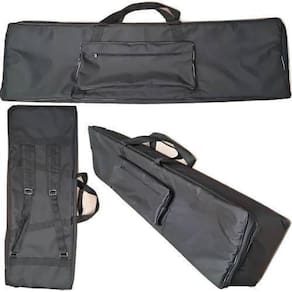 Capa Bag Para Teclado Korg X5D 61 Nylon Master Luxo Preto