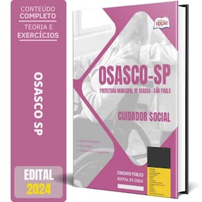 Apostila Prefeitura De Osasco Sp 2024 - Cuidador Social