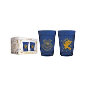 Copo Americano Prime Harry Potter Casas 190 ML - Luva Com 2 Unid