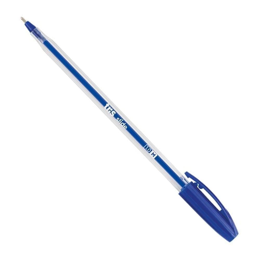 Caneta Esferográfica Slide 1.0Mm Azul Tris