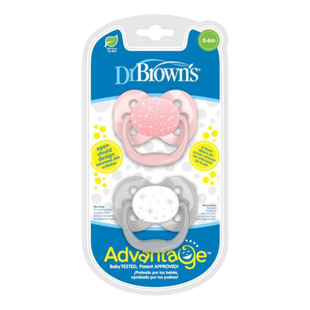 Chupeta Dr. Brown`s Advantage Constelação 0-6 Meses