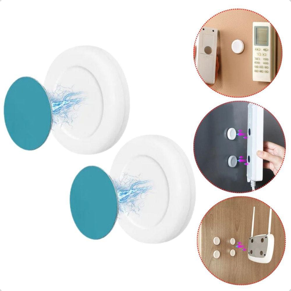 2 Suportes Magnético Parede Controle Remoto Imã Universal