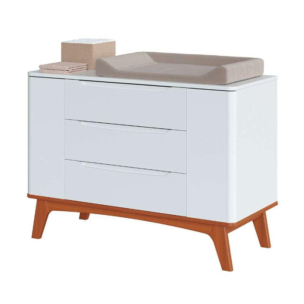 cômoda sambalele 2 pt 3 gv branca