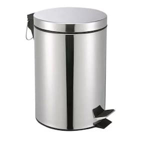 Lixeira Pedal Inox 12L - Construmarcas