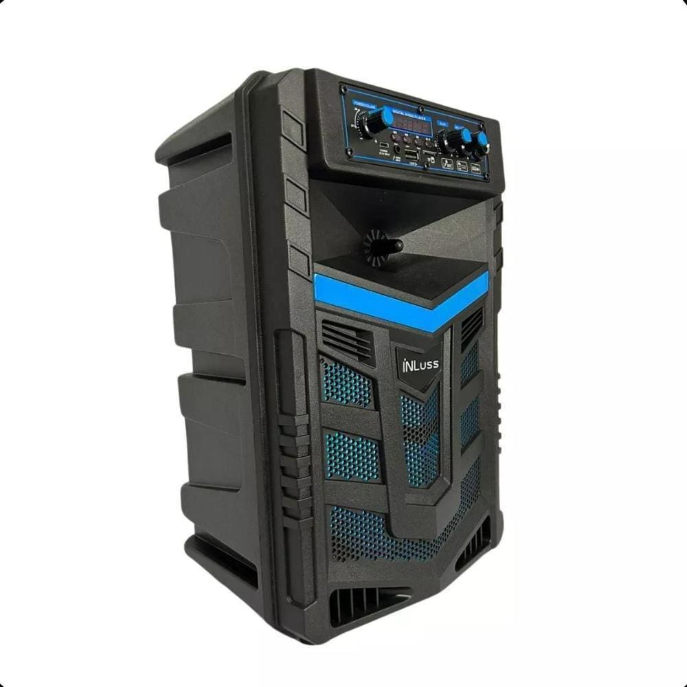 Caixa De Som Amplificada 2000W Bluetooth + Microfone