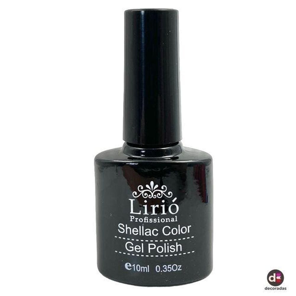 Esmalte Em Gel Lirió Unha Profissional Color Polish Preto