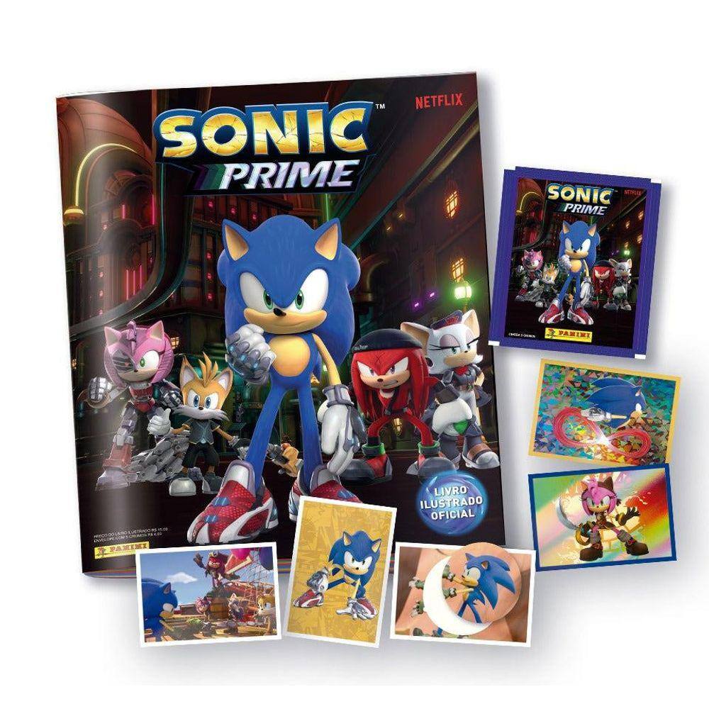 Sonic Prime - Álbum Capa Cartão | Casas Bahia