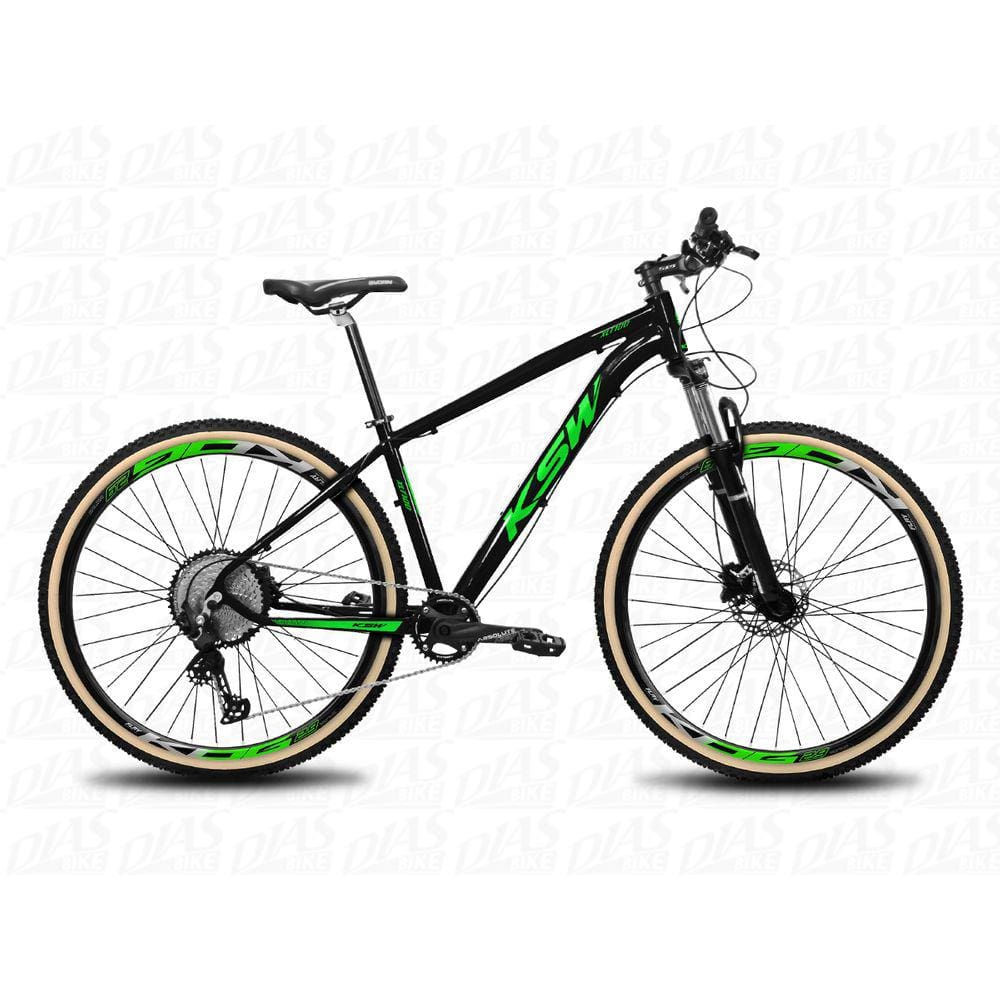 Bicicleta Aro 29 KSW XLT 12v Freio Hidráulico Toda Absolute