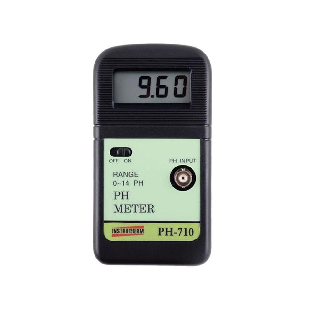 Medidor Ph Digital Escala 0,00 A 14,00 Ph-710 Portátil Instrutherm