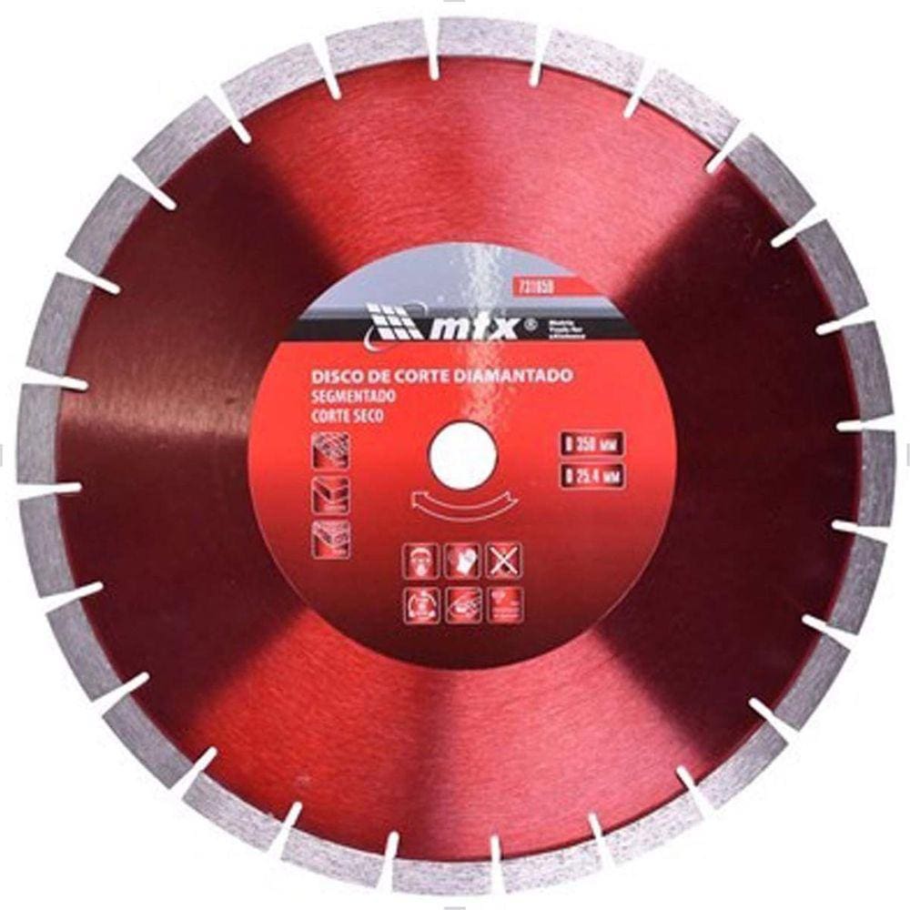 Disco Diamantado 350mm x 1 Segmentado para Concreto 731659 MTX