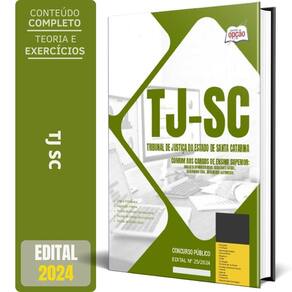 Apostila Tj Sc 2024 - Comum Aos Cargos De Ensino Superior