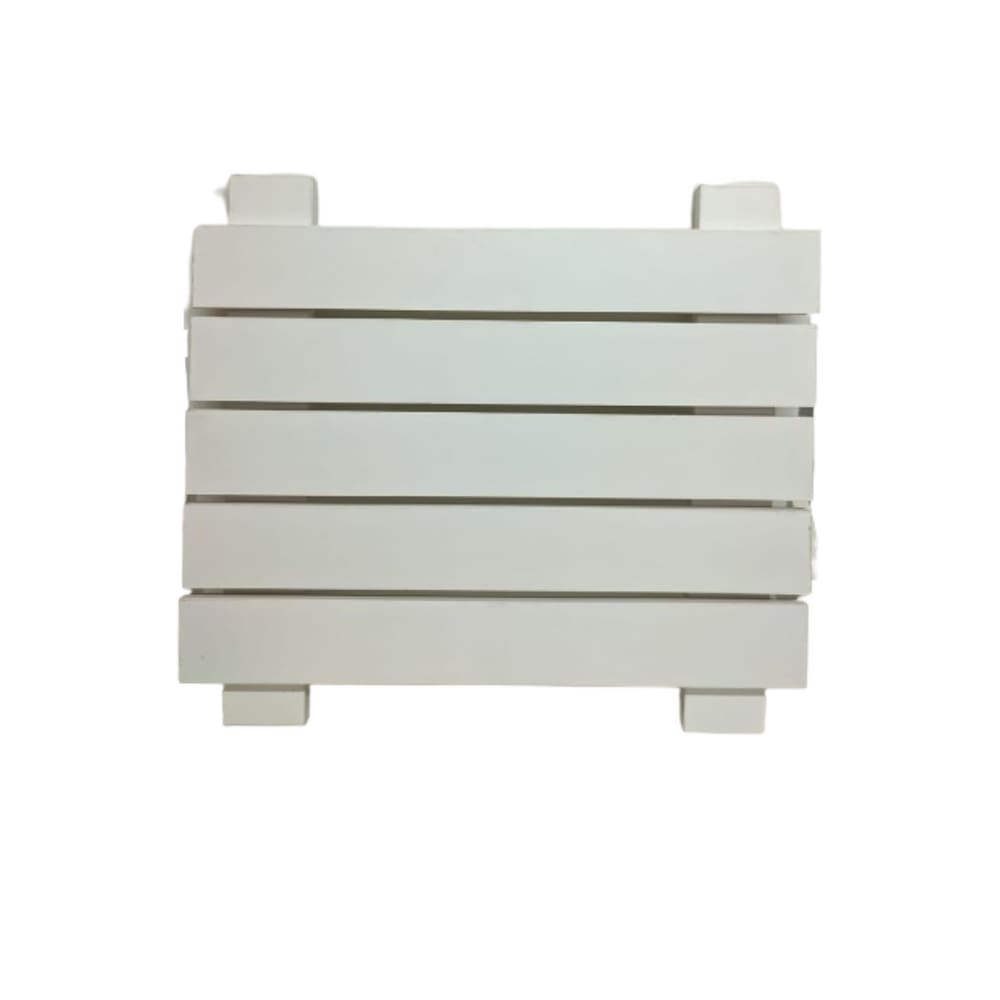 Painel Canaletado Modular 50x50 Cm Branco [F031]