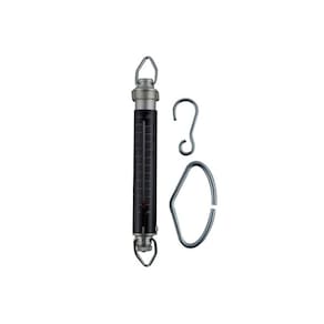 Dinamômetro Analógico Tubular Força 30kg Tração Graduação 500Gf Puxador Gancho At-30 Portátil Instrutherm
