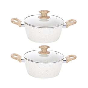 Kit 2 Caçarolas Indução Cerâmica 3,7Mm 24Cm Class Não Gruda