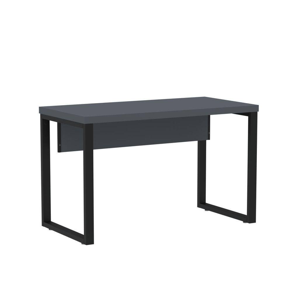 Mesa de Escritório Madeira 1340x600x750mm M1340pe40tub Grafito/Preto