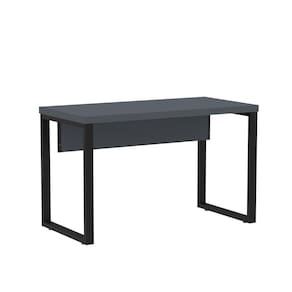 Mesa de Escritório Madeira 90x60x75cm M900pe40tub Grafito/Preto
