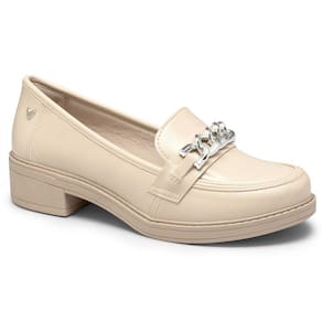 Sapato Loafer Mississipi MA352 Feminino - Marfim