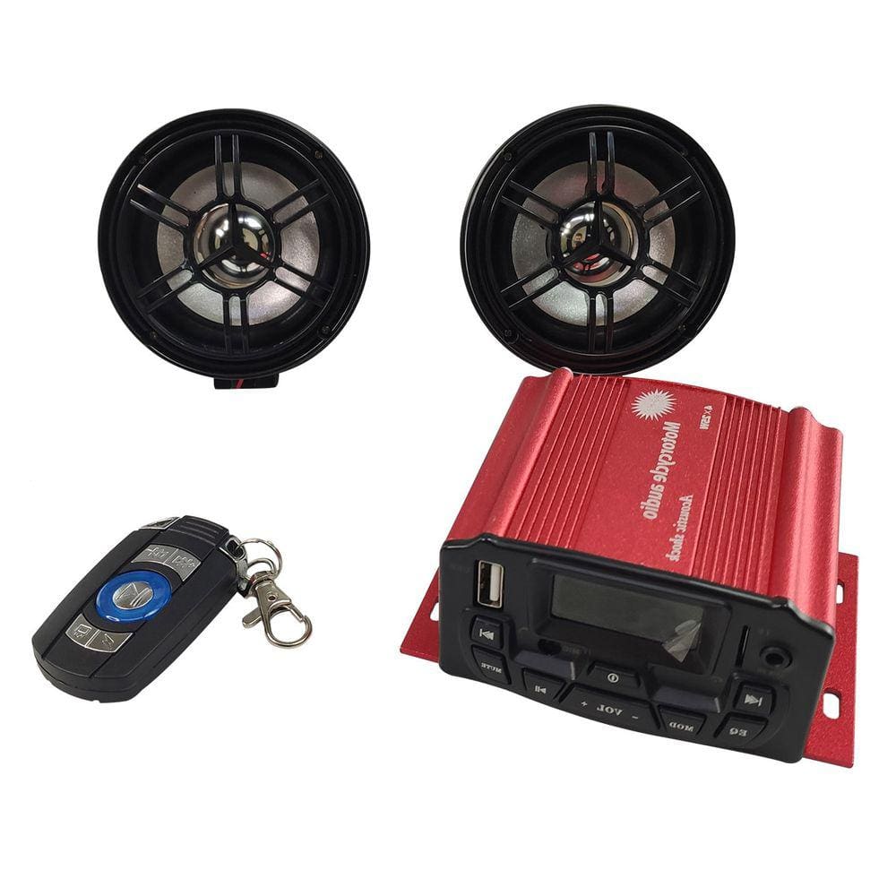 Altoparlante Bluetooth Impermeabile Per Bici - Stereo 12V Con Radio FM E Telecomando - Foto 12