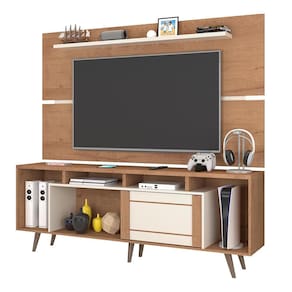 Conjunto Rack e Painel Roma Sala para TV até 65 Polegadas