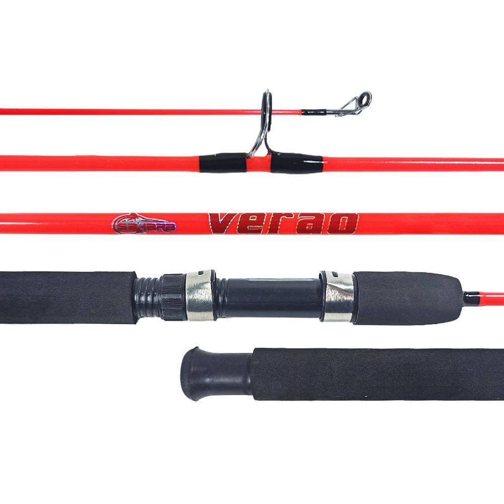 Vara Pesca Molinete Ultra Light Sahara Verão 1,35m 12-25 Lbs 2 Partes