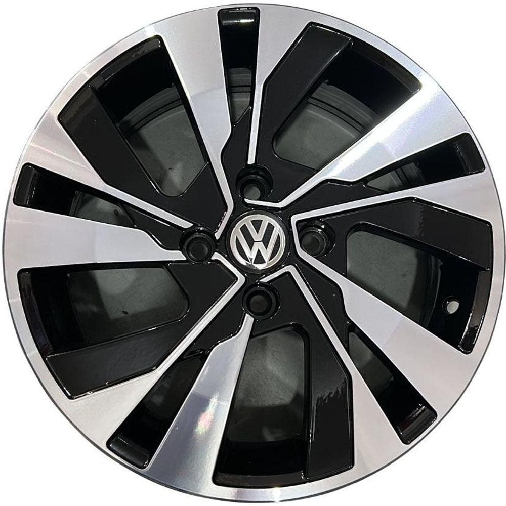 Jogo 4 Rodas Ramlow P-5060 Novo Polo Aro 15 4 X 99 Preto Diamante Tala 6 ET 38