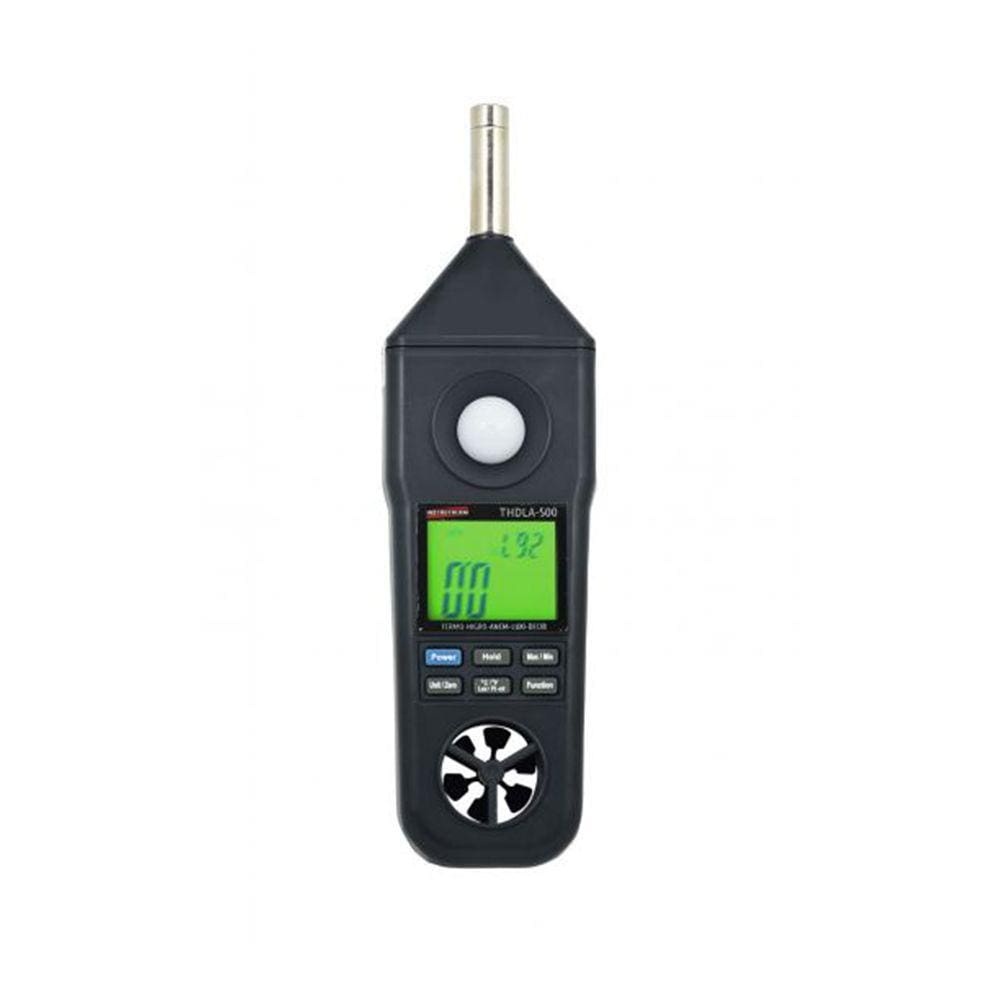 Termo Higrômetro Digital Sonômetro Luxímetro Anemômetro Termômetro Rs-232 Thdla-500 Portátil Instrutherm