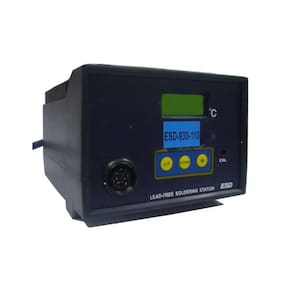 Estação Solda Digital Temperatura 200 A 450°C Lead Free 85W Soldagem Suporte Ponta Cônica Esd-930-110 Instrutherm