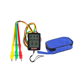 Fasímetro Trifásico Detecção Presença Fase Rotação Pontas Prova Spi-500 Portátil Instrutherm Com Estojo