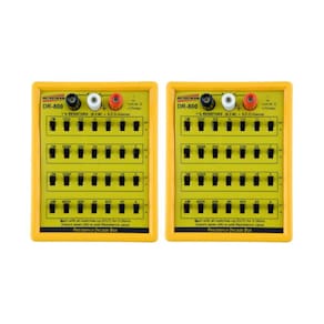 Kit 2 Década Resistiva Faixa 1 A 11111110 Ohms Dr-800 Portátil Instrutherm