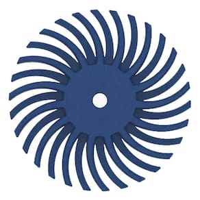 Disco De Polir Cerdas Radial Grão 120 Para Micro Retíficas