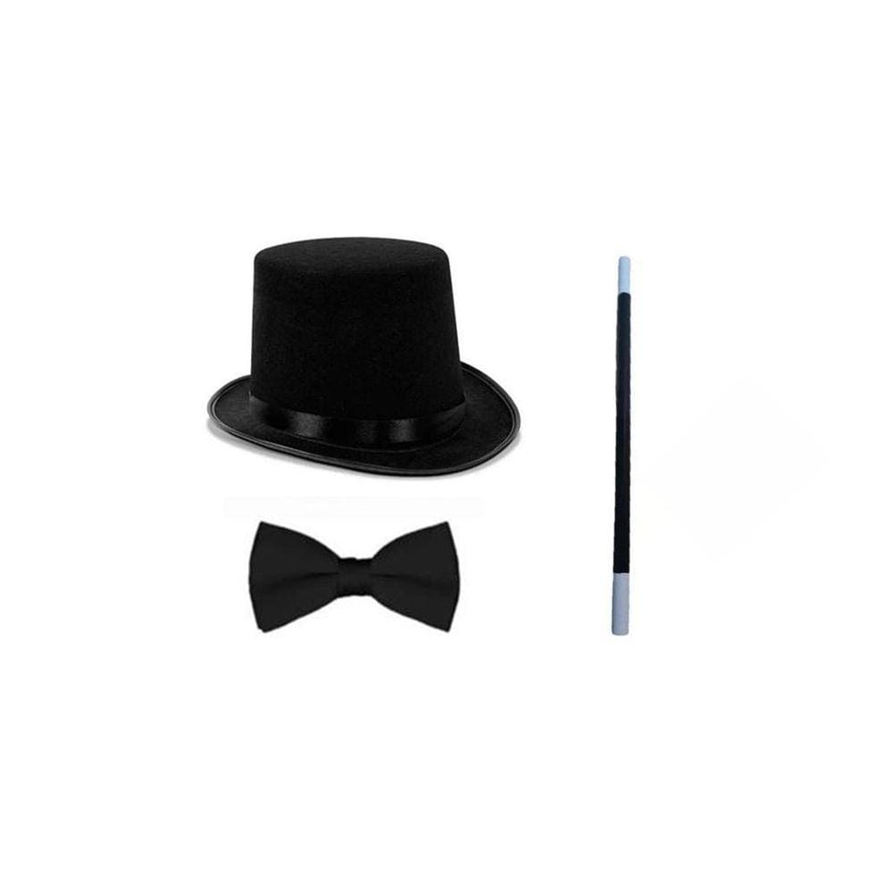 Fantasia Magico Adulto Preto Festas Carnaval