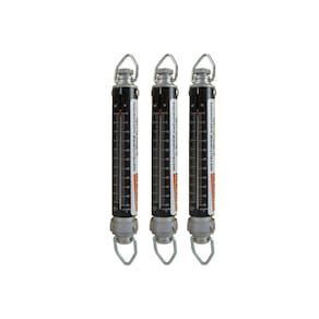 Kit 3 Dinamômetro Analógico Faixa 0 A 5Kgf Tubular Graduação 100Gf Alumínio 1 Divisão Linear At-5 Portátil Instrutherm