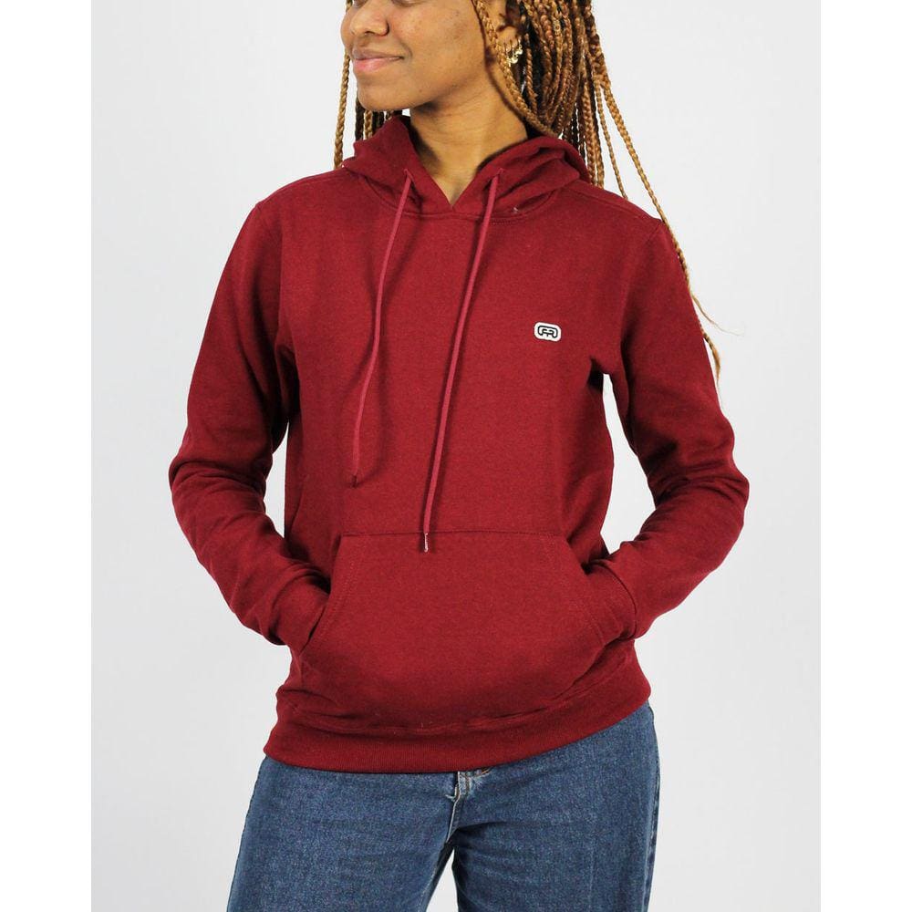 Moletom Hocks Feminino Bordado - Bordô - Vinho - P