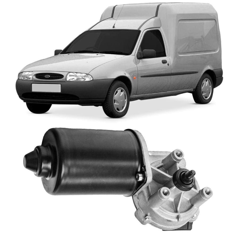 Motor Limpador Parabrisa Fiesta Courier Dianteiro 12V Gauss