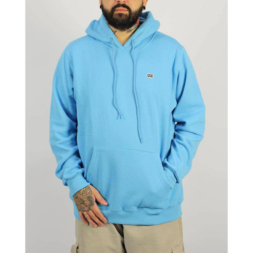 Moletom Hocks Canguru Lobord - Azul - Azul Claro - P