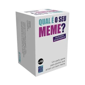 Jogo De Cartas Party Game Para Adultos Qual É O Seu Meme