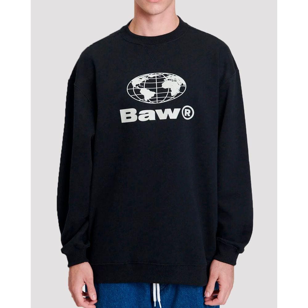 Moletom Baw Clothing Careca World - Preto - Preto - PP