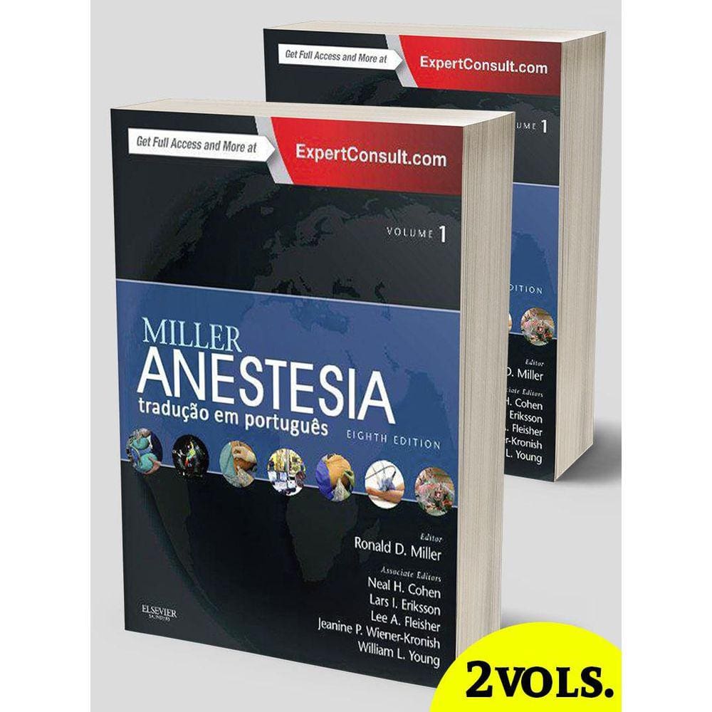 Miller Anestesia 2 Vol | Casas Bahia